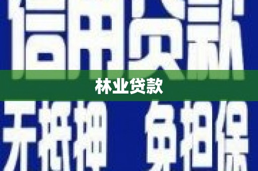 南宁林业贷款