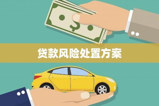 南宁贷款风险处置方案