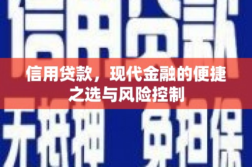 南宁信用贷款，现代金融的便捷之选与风险控制