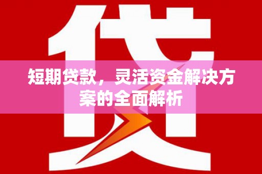 南宁短期贷款，灵活资金解决方案的全面解析