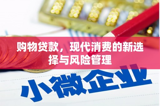 南宁购物贷款，现代消费的新选择与风险管理