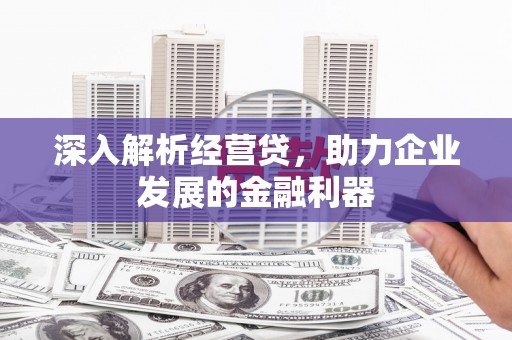 南宁深入解析经营贷，助力企业发展的金融利器