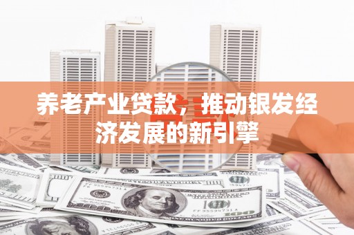 南宁养老产业贷款，推动银发经济发展的新引擎