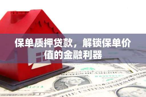 南宁保单质押贷款，解锁保单价值的金融利器