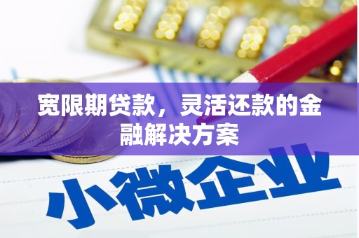 南宁宽限期贷款，灵活还款的金融解决方案