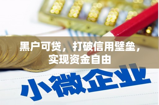 南宁黑户可贷，打破信用壁垒，实现资金自由
