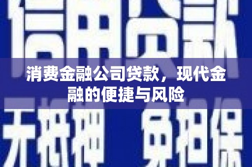 南宁消费金融公司贷款，现代金融的便捷与风险