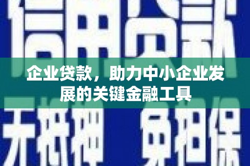 南宁企业贷款，助力中小企业发展的关键金融工具