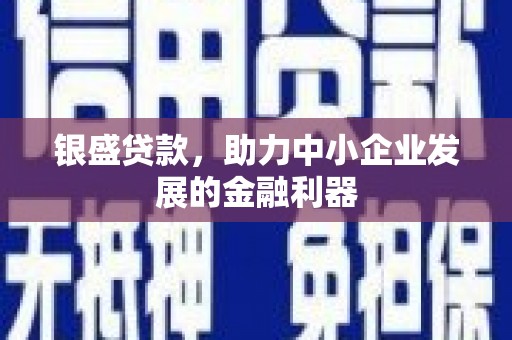 南宁银盛贷款，助力中小企业发展的金融利器