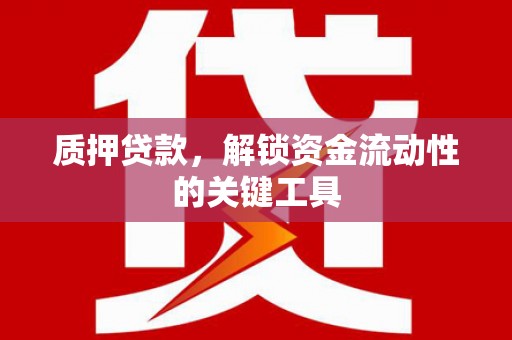南宁质押贷款，解锁资金流动性的关键工具