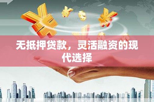 南宁无抵押贷款，灵活融资的现代选择