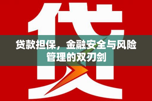南宁贷款担保，金融安全与风险管理的双刃剑