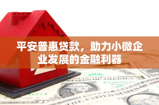 南宁平安普惠贷款，助力小微企业发展的金融利器