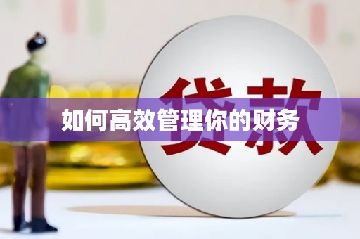 南宁如何高效管理你的财务