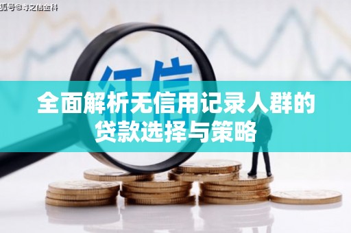 南宁全面解析无信用记录人群的贷款选择与策略