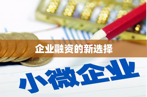南宁企业融资的新选择